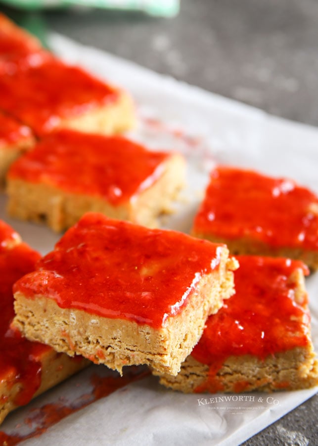 No-Bake Peanut Butter and Jelly Bars