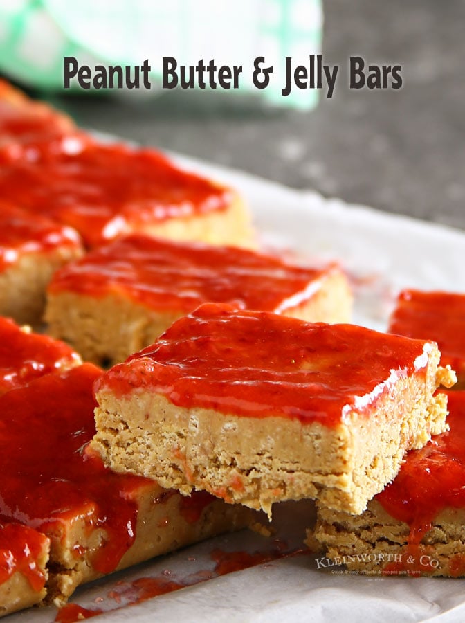 Peanut Butter and Jelly Bars