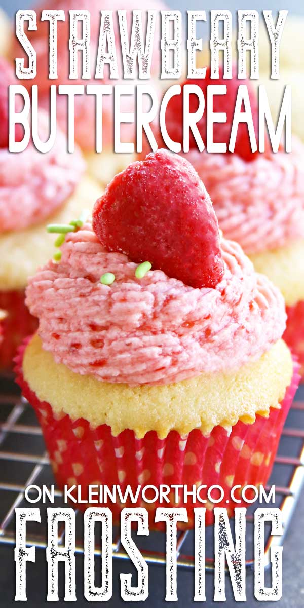 The Best Strawberry Buttercream Frosting