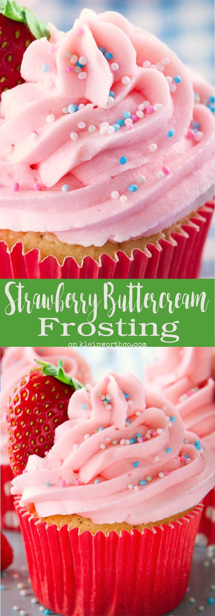 Fresh Strawberry Buttercream Frosting