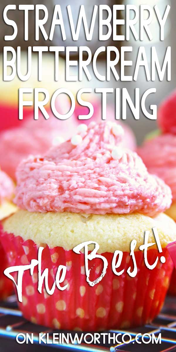 Strawberry Buttercream Frosting