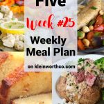 Thrive at Five Meal Plan Week 25