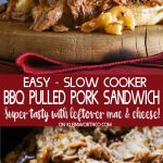 Easy BBQ Pulled Pork Sandwich