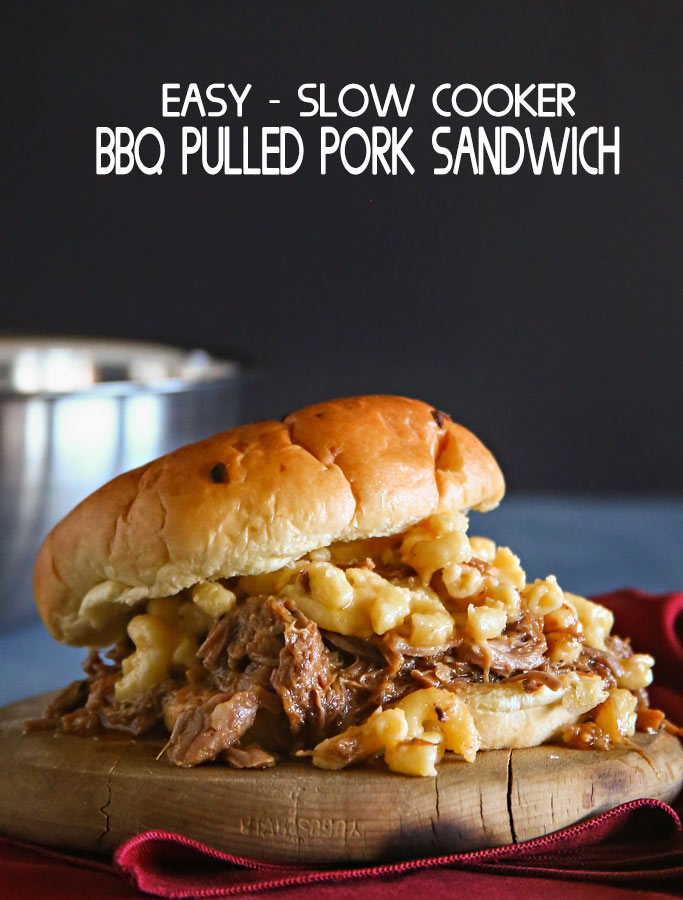 Easy BBQ Pulled Pork Sandwich