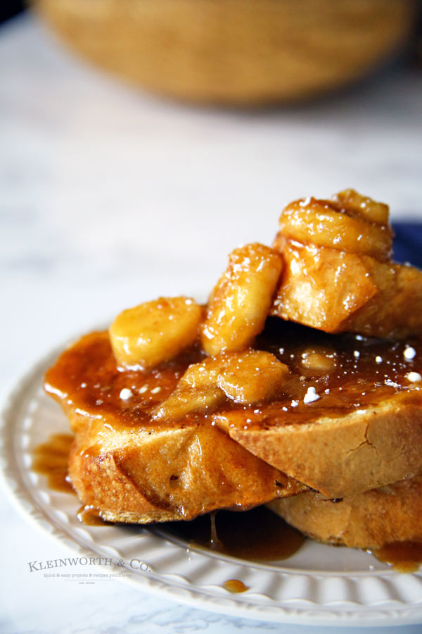 Bananas Foster French Toast