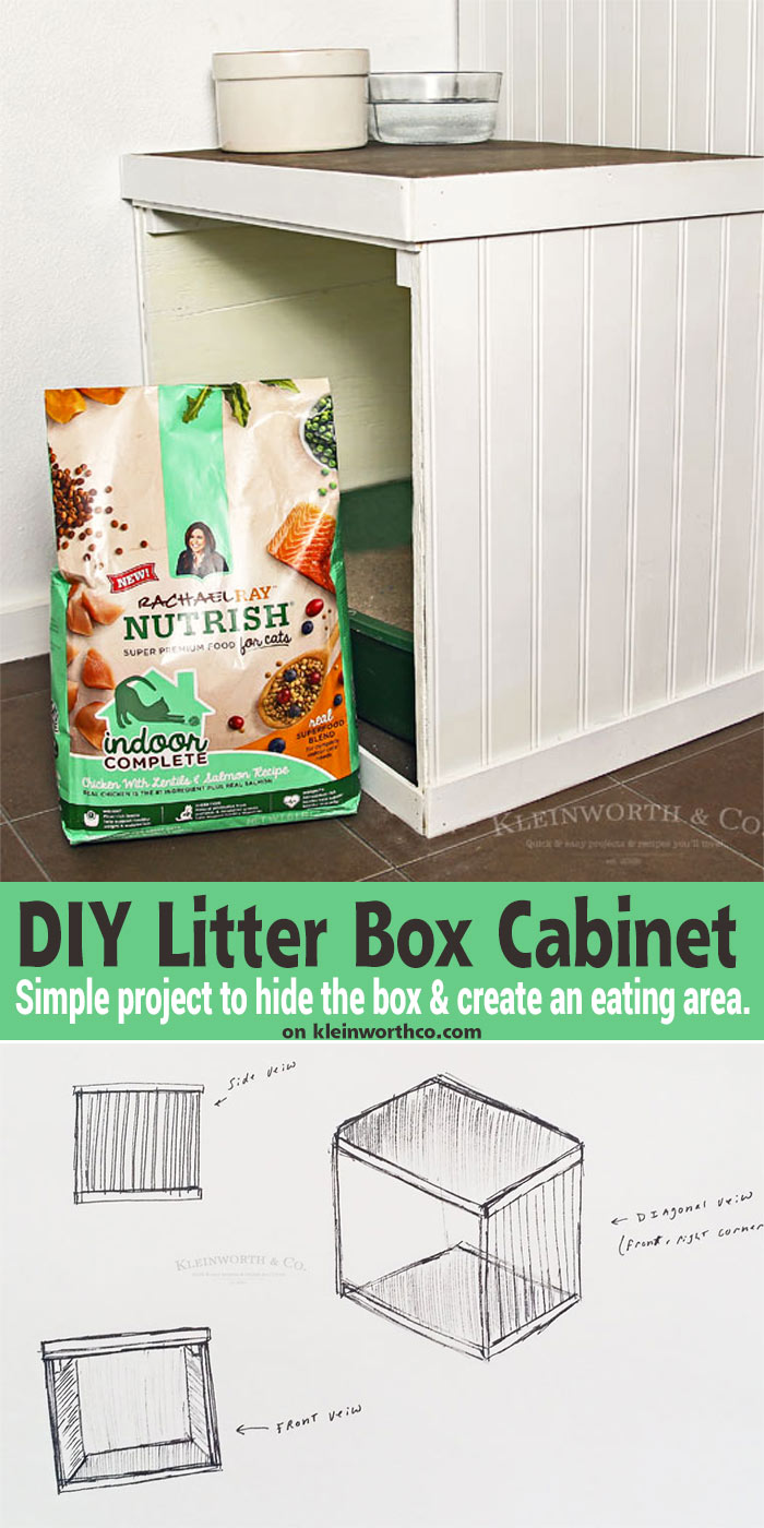 DIY Litter Box Cabinet