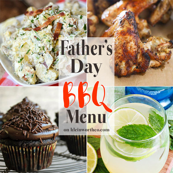 Fathers Day BBQ Menu Plan