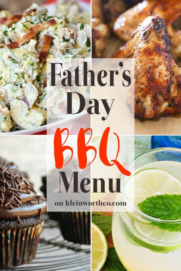 Fathers Day BBQ Menu Plan