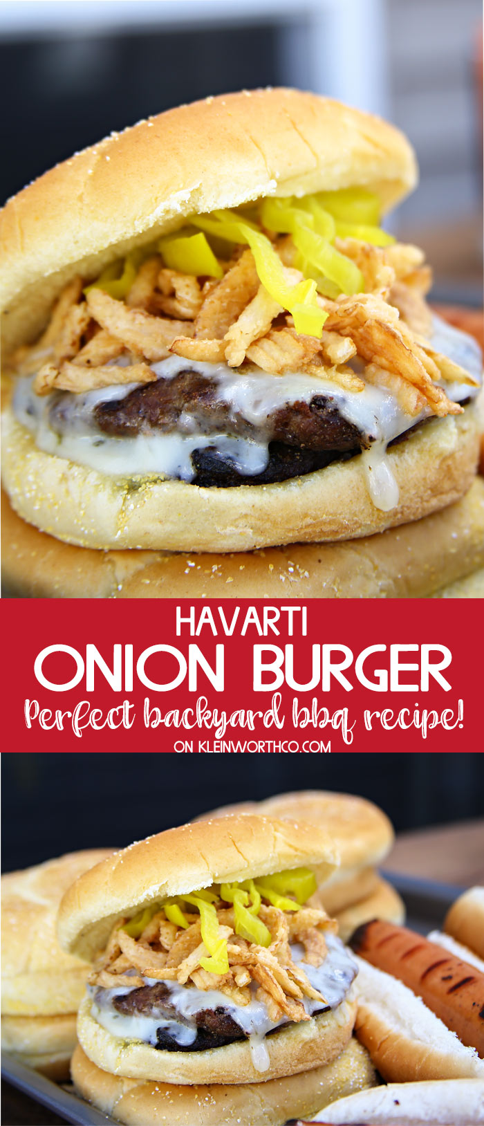 Havarti Onion Burger Recipe