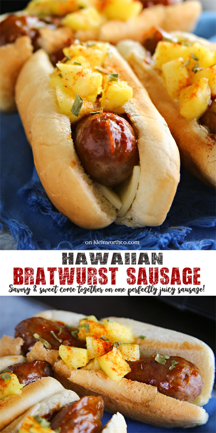 Hawaiian Bratwurst Sausage Recipe
