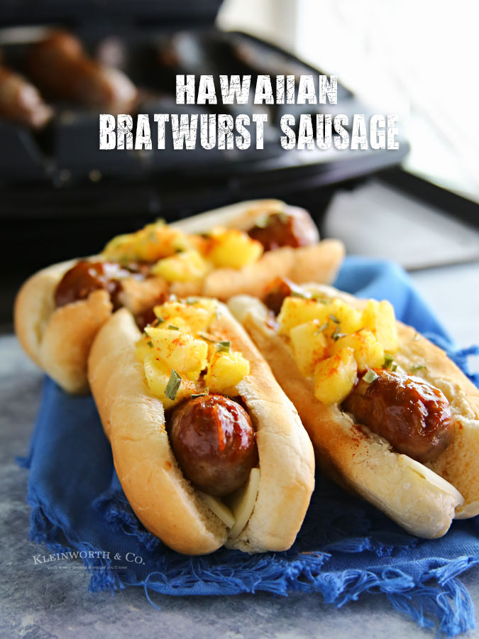 Hawaiian Bratwurst Sausage Recipe