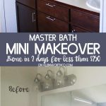 Master Bath Mini Budget Makeover