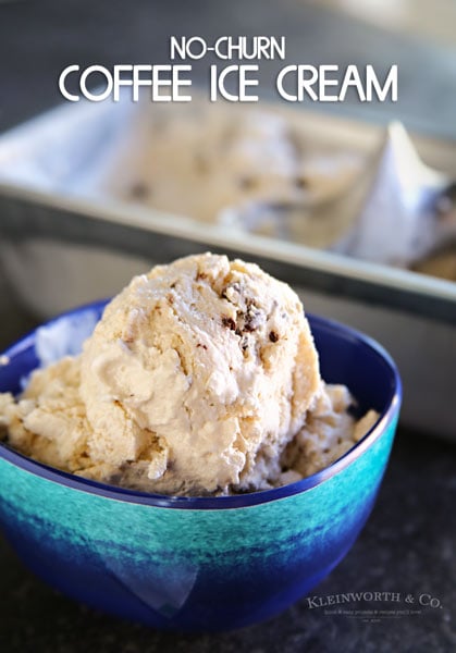 No Churn Coffee Ice Cream