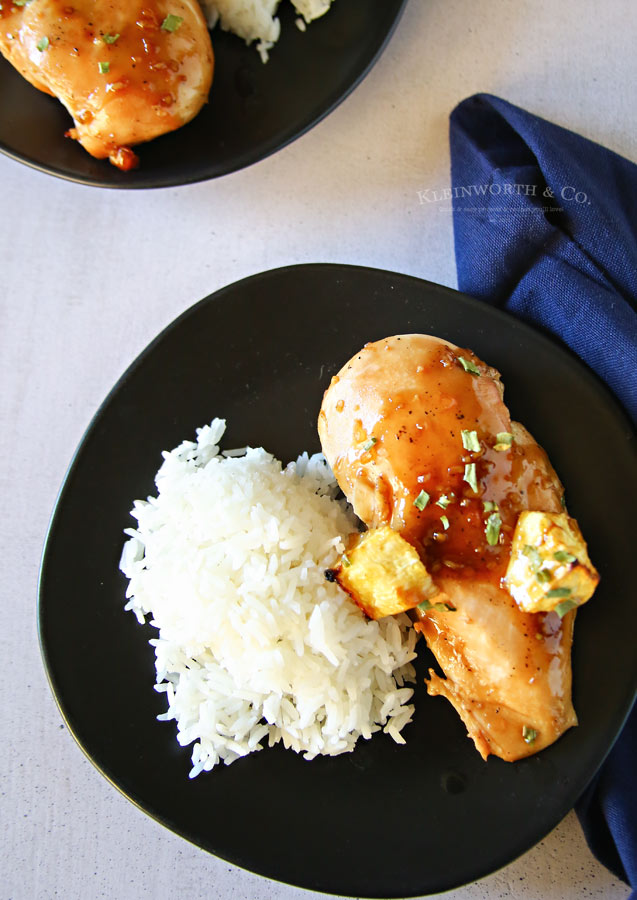 Teriyaki Chicken Bake - This is a delicious main dish recipe. It's as easy as dump, bake & enjoy.