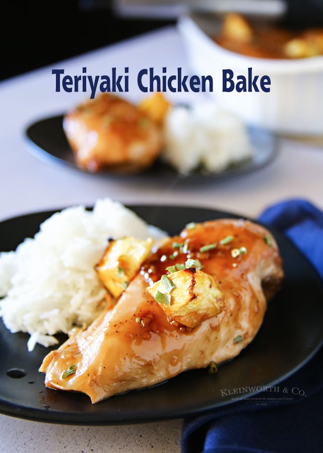 Teriyaki Chicken Bake - This is a delicious main dish recipe. It's as easy as dump, bake & enjoy.