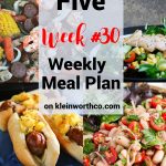 Thrive at Five Meal Plan Week 30