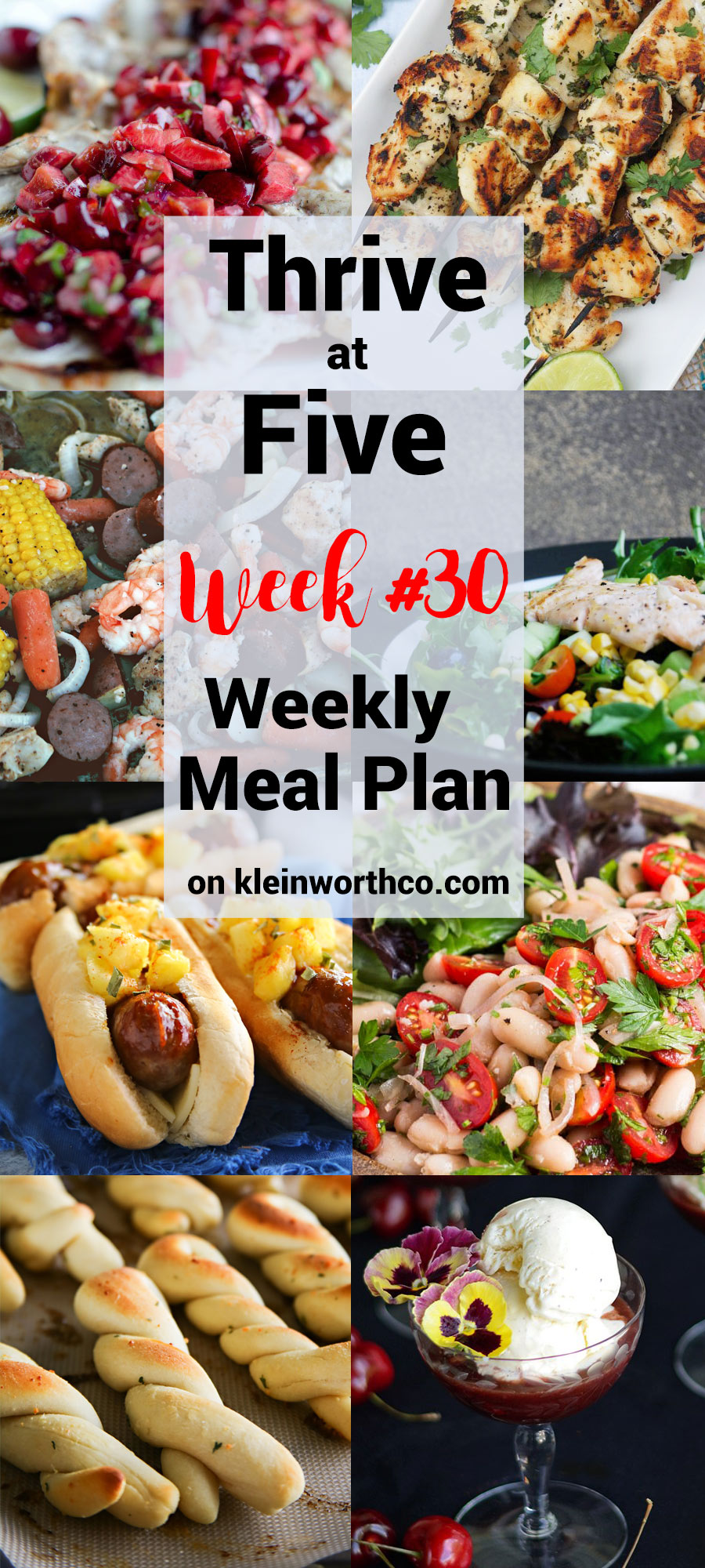 Thrive at Five Meal Plan Week 30