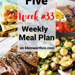 Thrive at Five Meal Plan Week 33
