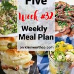 Thrive at Five Meal Plan Week 32
