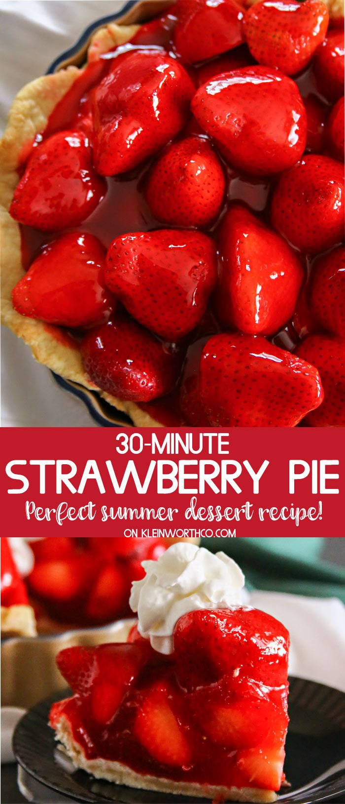 30-Minute Strawberry Pie