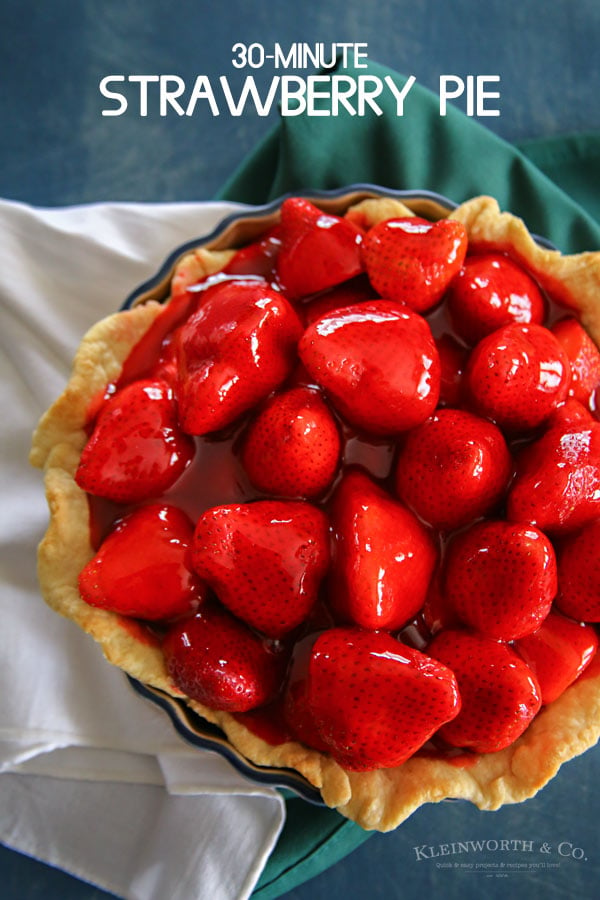 30-Minute Strawberry Pie
