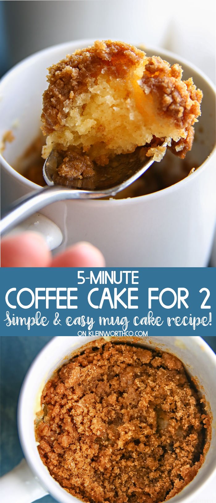 5-Minute Coffee Cake for Two