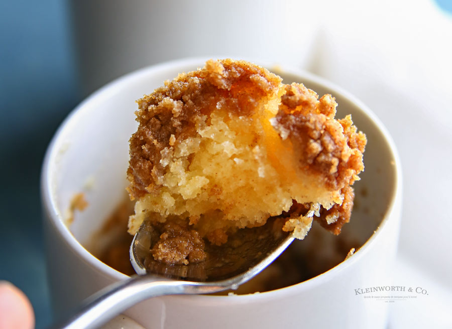 5-Minute Coffee Cake for Two