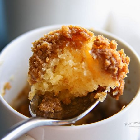 5-Minute Coffee Cake for Two