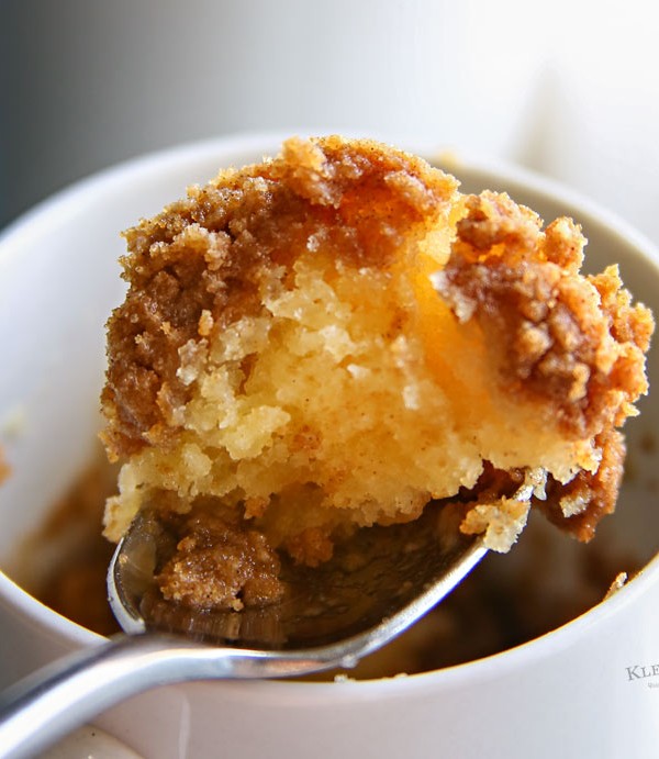 5-Minute Coffee Cake for Two