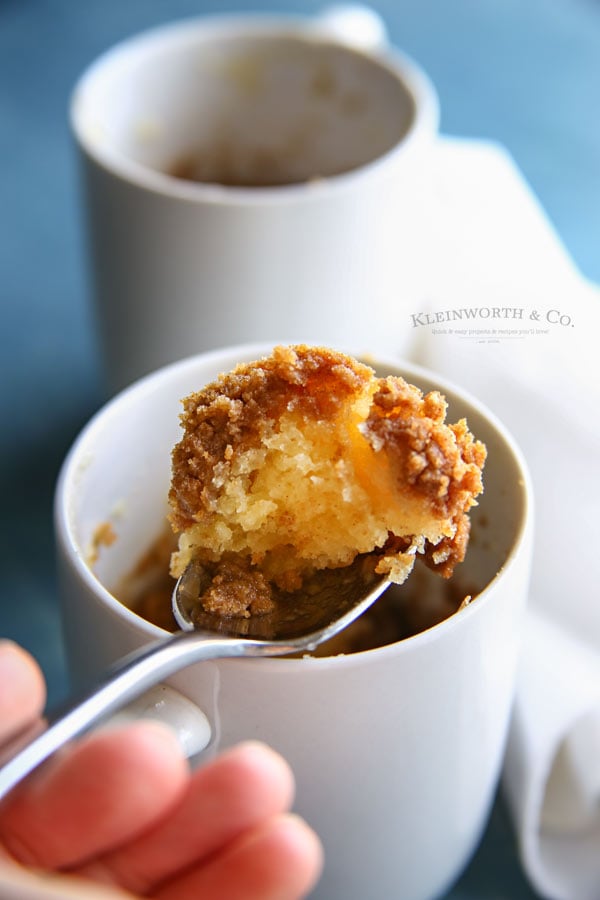 5-Minute Coffee Cake for Two Recipe