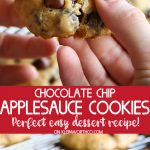 Chocolate Chip Applesauce Cookies