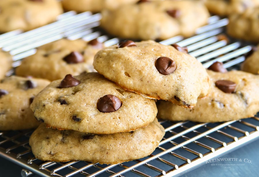 Chocolate Chip Applesauce Cookies recipe