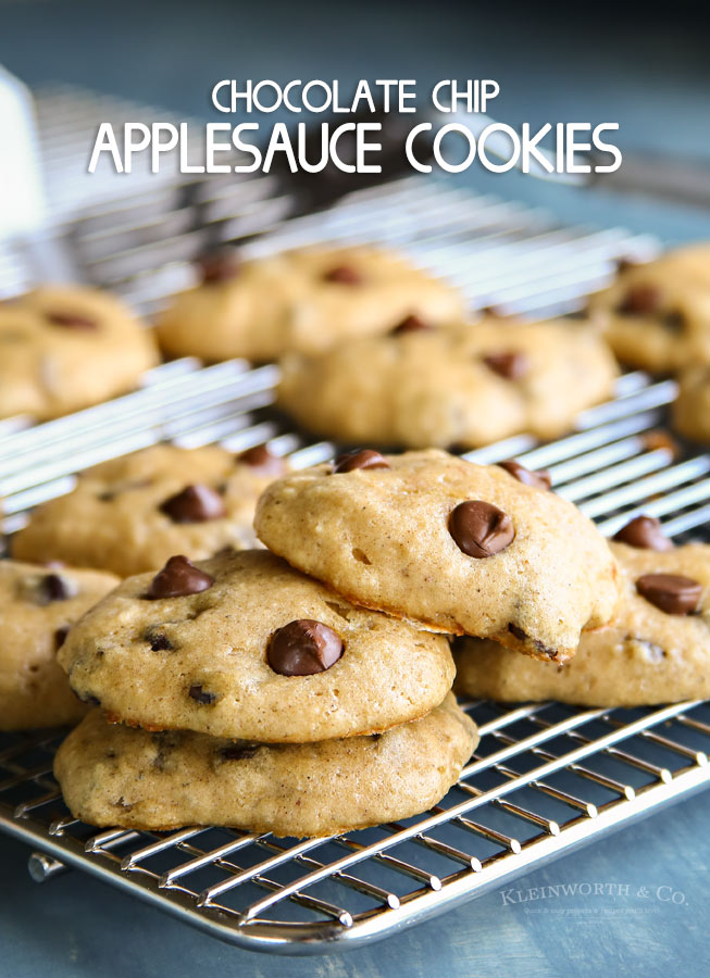 Chocolate Chip Applesauce Cookies