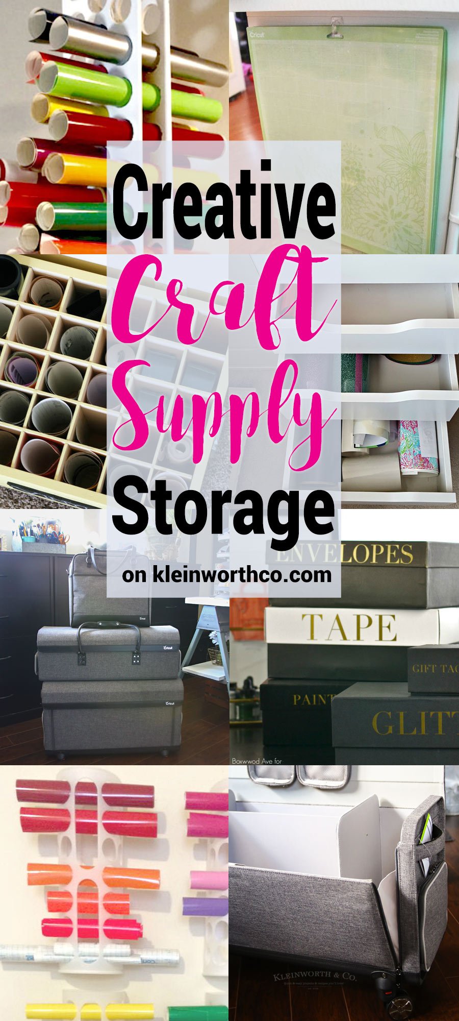 Creative Craft Supply Storage Ideas