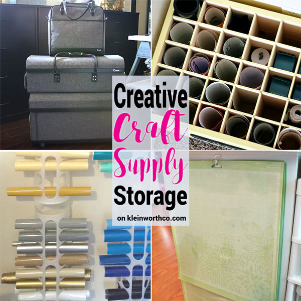 Creative Craft Supply Storage Ideas