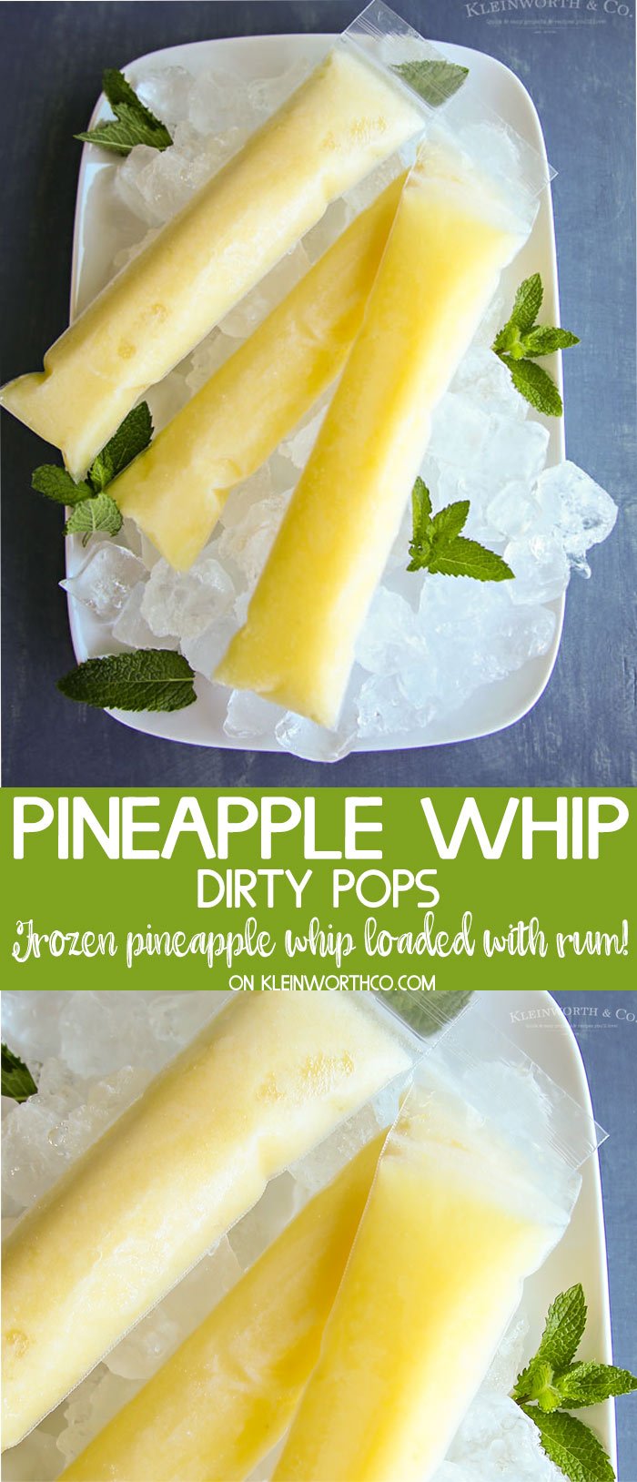 Dirty Pineapple Whip Pops Recipe