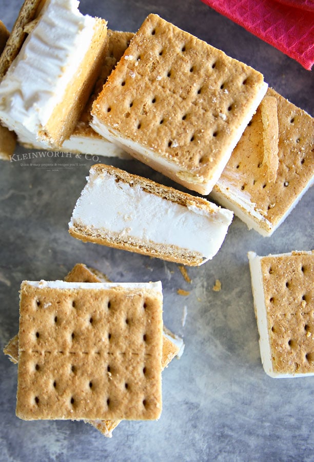 Recipe for Easy Skinny Ice Cream Sandwiches