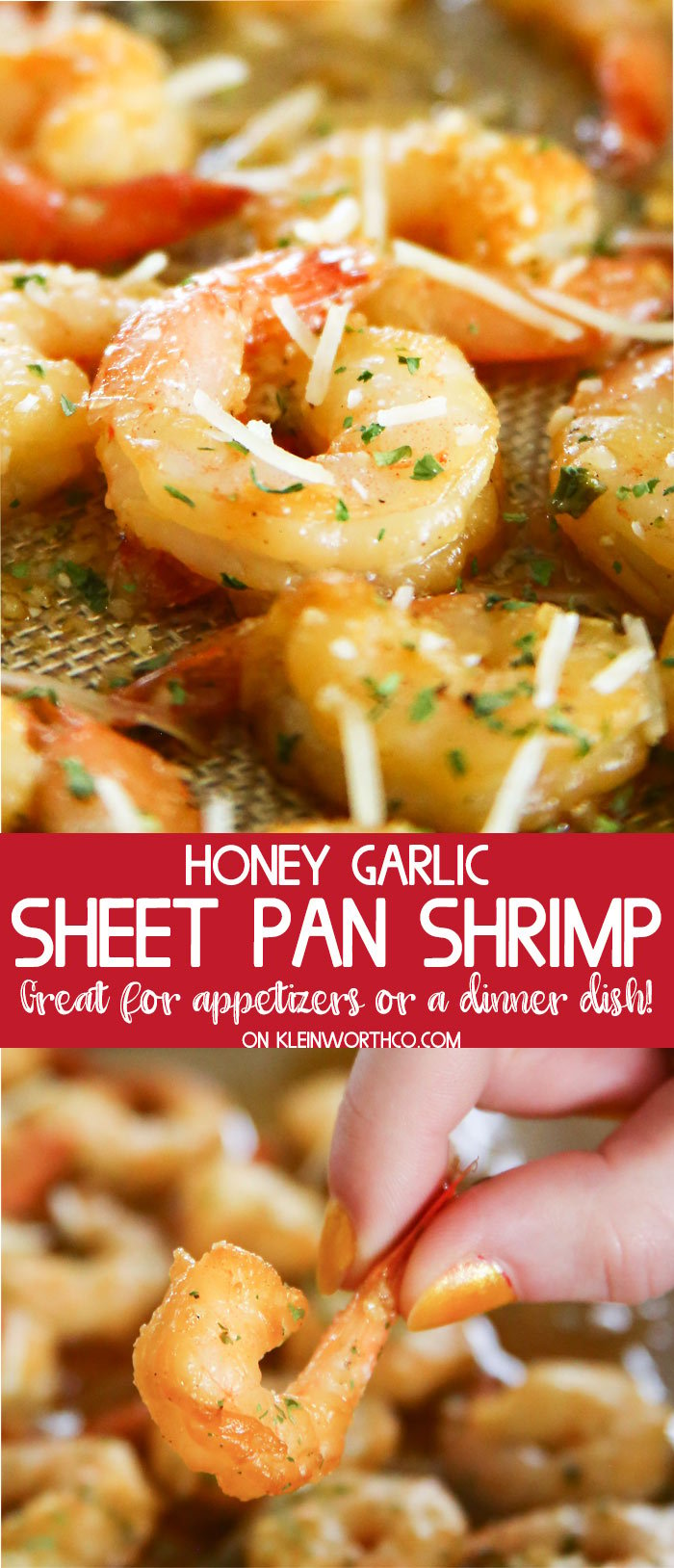 Honey Garlic Sheet Pan Shrimp