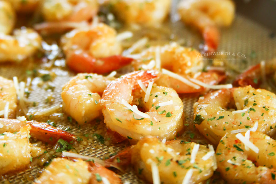 Honey Garlic Sheet Pan Shrimp