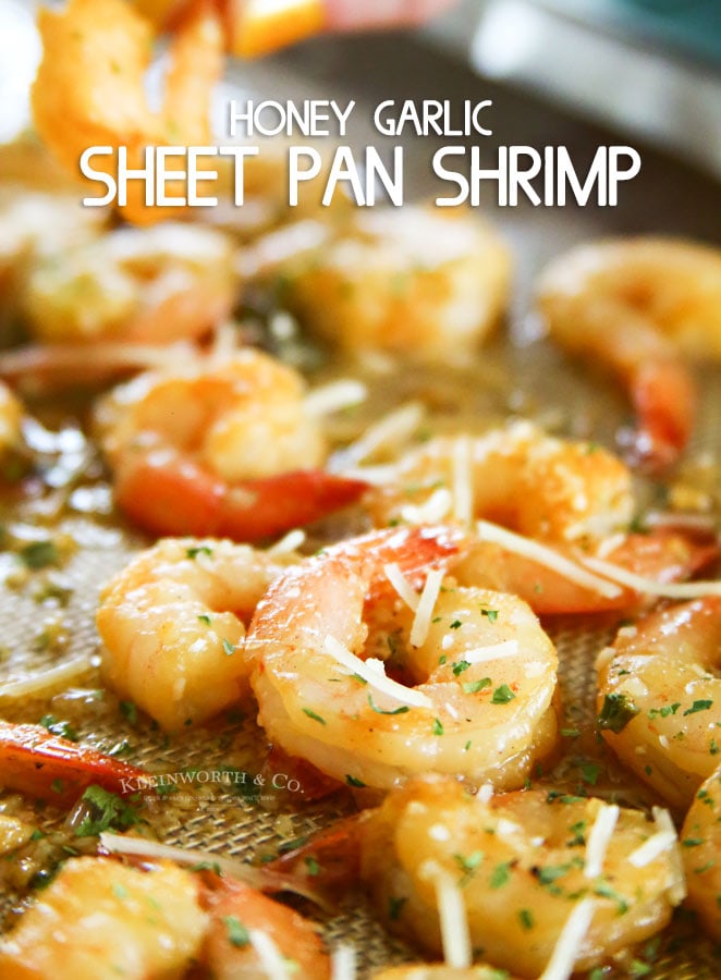Honey Garlic Sheet Pan Shrimp