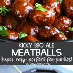 How to make Kicky BBQ Ale Meatballs