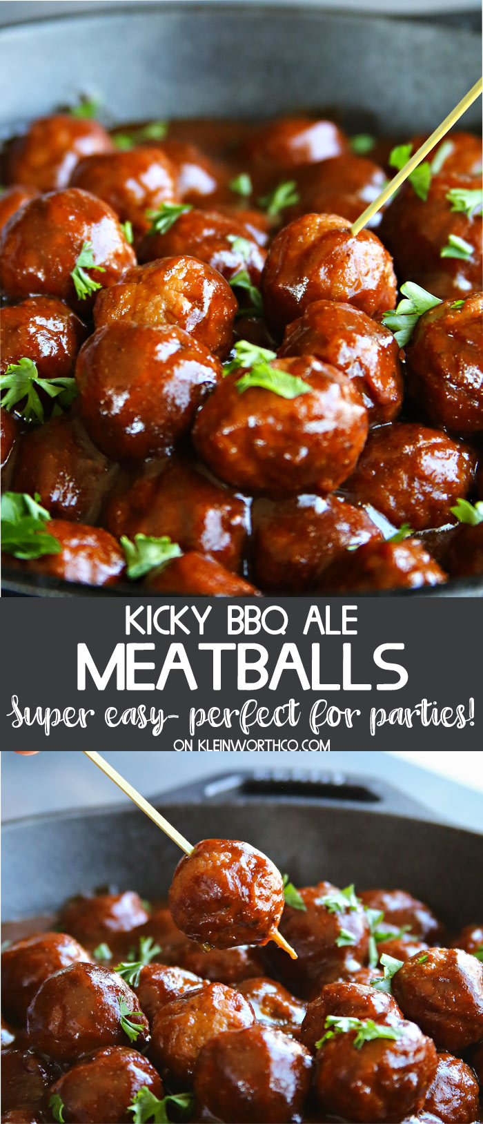 How to make Kicky BBQ Ale Meatballs