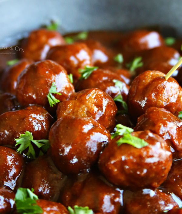 Kicky BBQ Ale Meatballs recipe