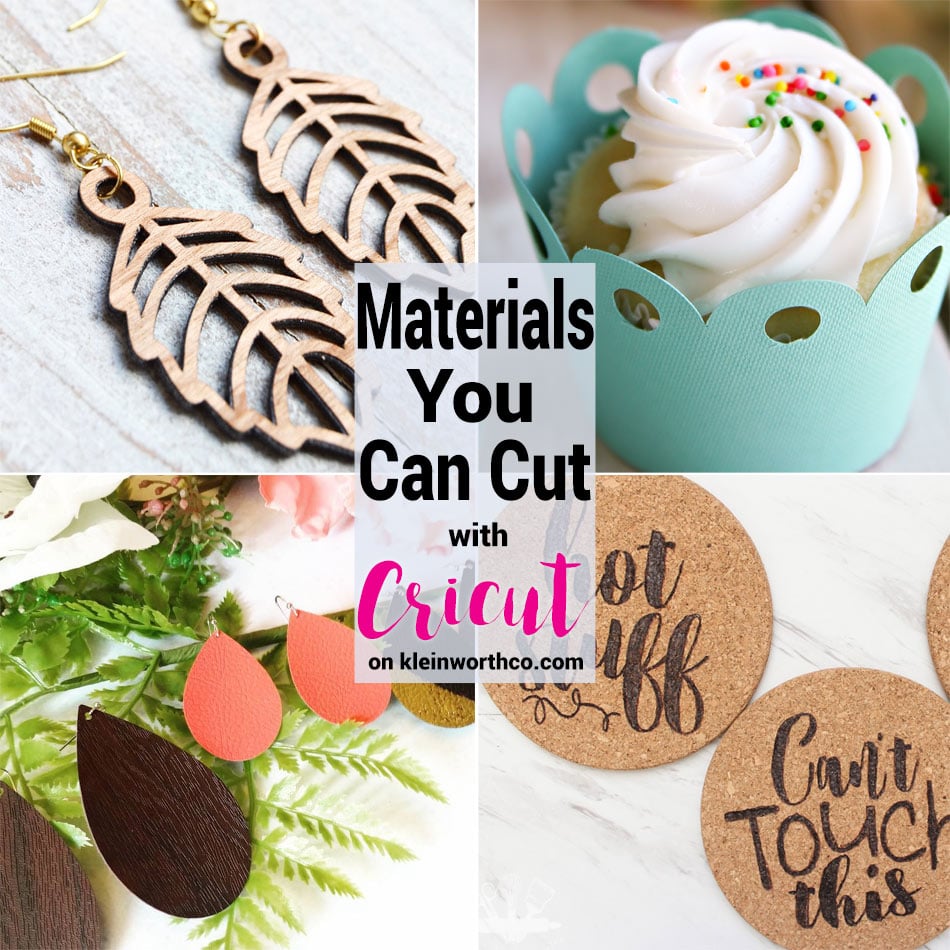 Materials You Can Cut with Cricut Taste of the Frontier