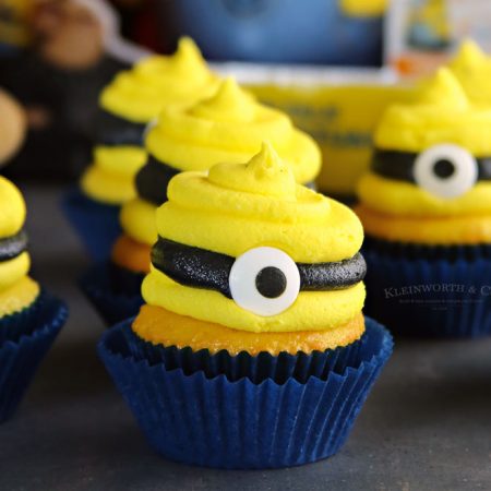 Despicable Me 3 Minion Cupcakes