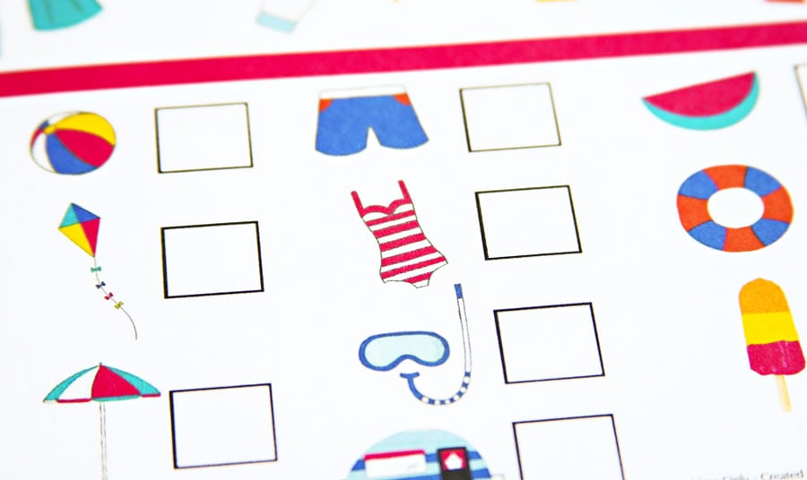 Summer I Spy Printable - Free Printables