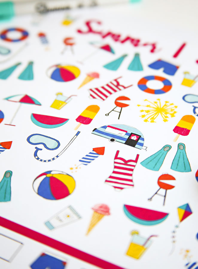 Summer I Spy Printable