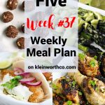 Thrive at Five Meal Plan Week 37