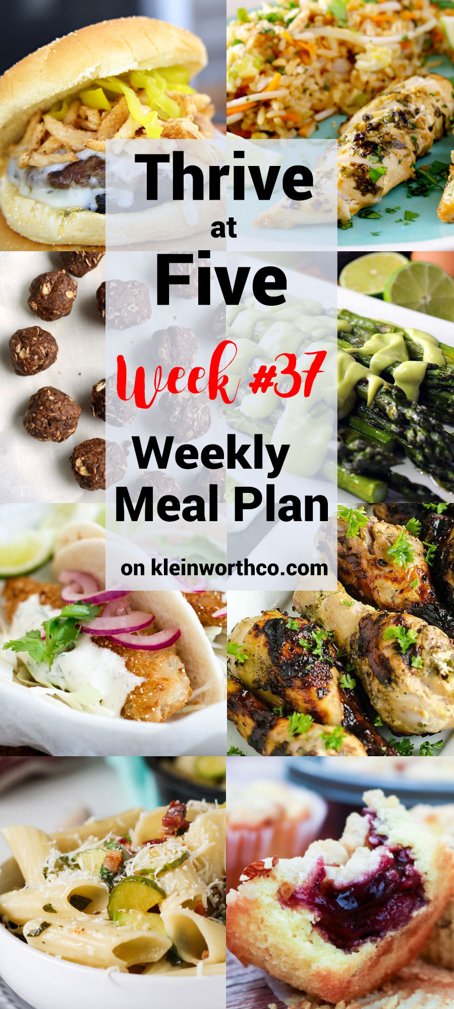 Thrive at Five Meal Plan Week 37 - Taste of the Frontier