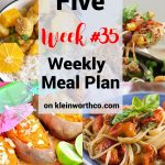 Thrive at Five Meal Plan Week 35